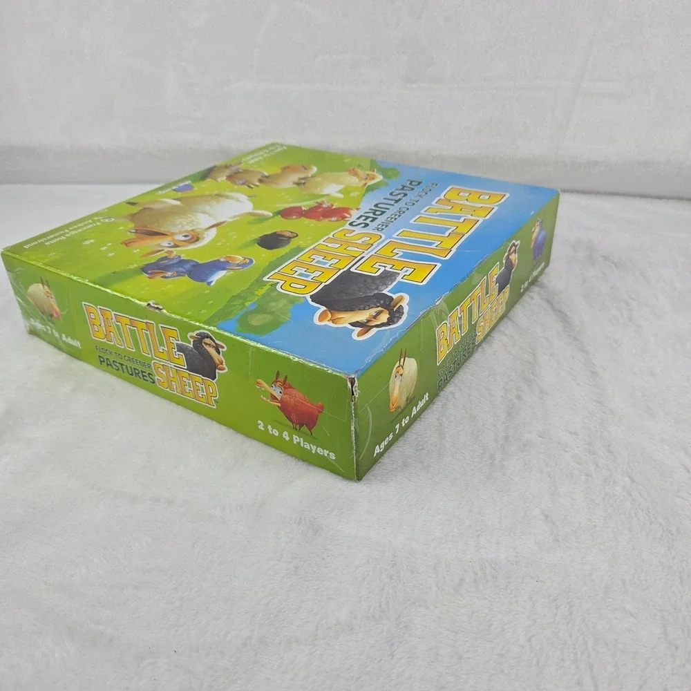 Battle Sheep Board Game Blue Orange Strategy Game Missing 1 Orange Sheep Chip